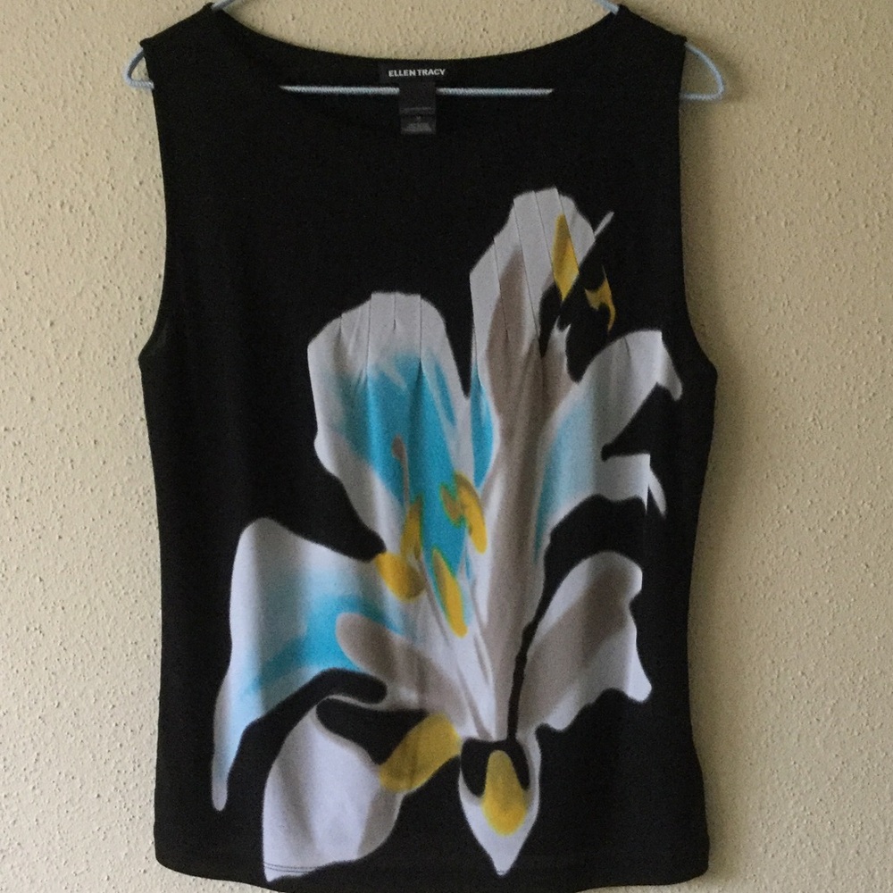 Ellen Tracy Silk Jersey Top - Great Condition